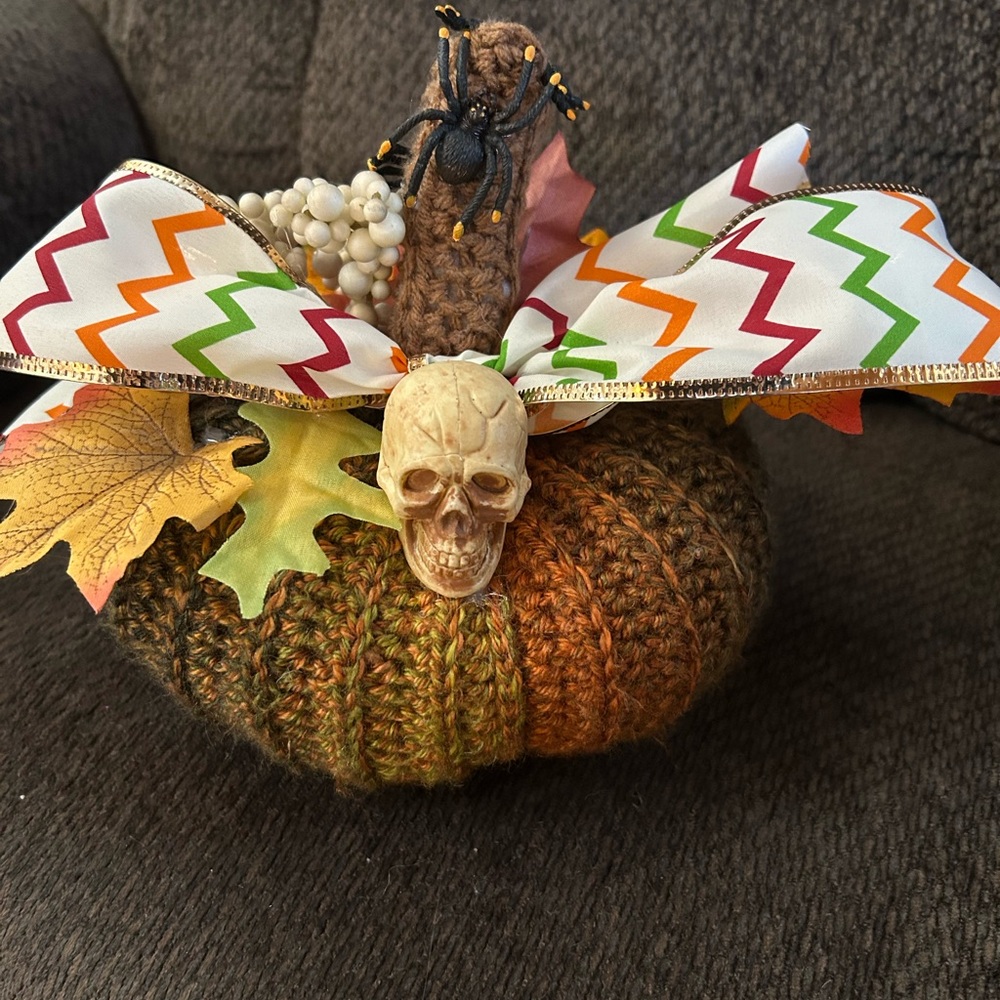 Handcrafted Halloween Pumpkin Decor